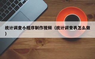 怀化统计调查小程序制作视频（统计调查表怎么做）